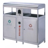 不銹鋼分類環(huán)保垃圾桶