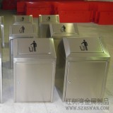 汕頭南澳島搖蓋式不銹鋼垃圾桶定做合作項(xiàng)目