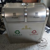 南昌景區(qū)室內(nèi)分類不銹鋼垃圾箱采購案例