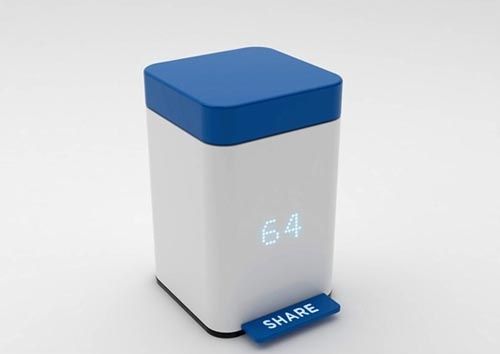 創意計數垃圾桶時尚新選擇