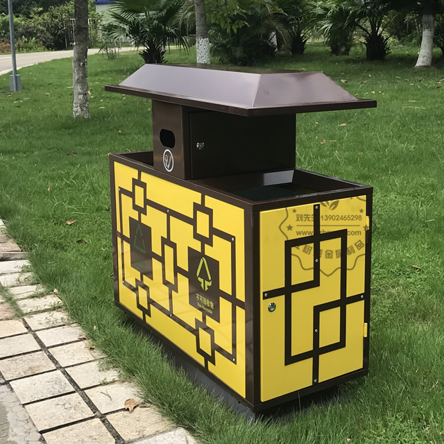 鋼板垃圾箱